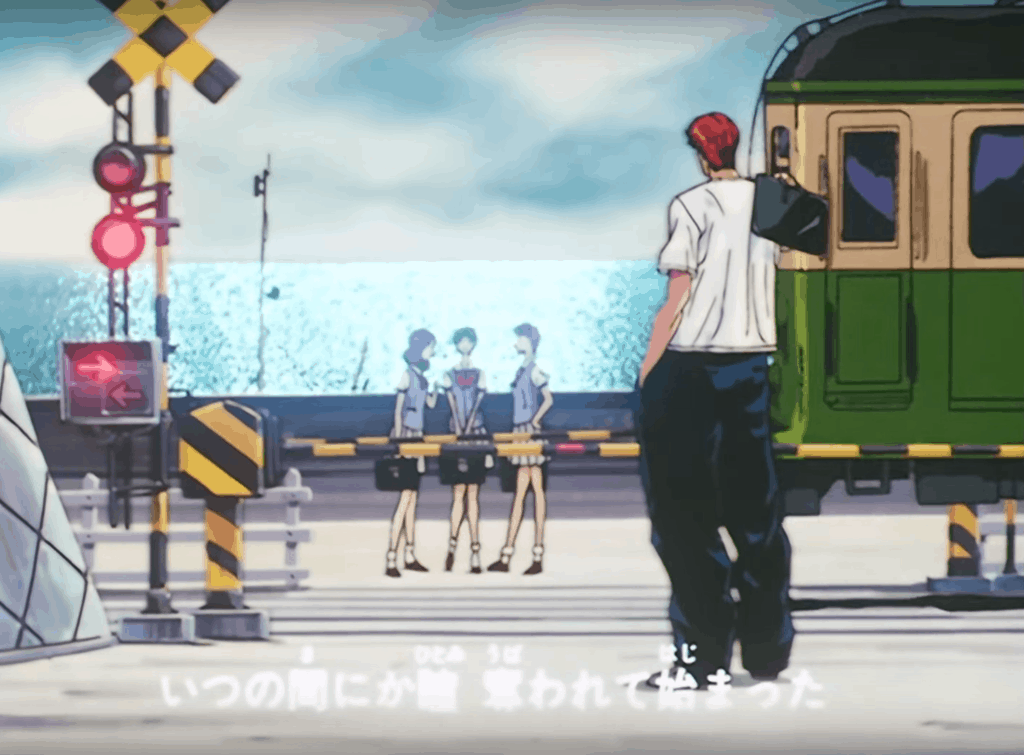 ฉากอนิเมะ Slamdunk ที่ Kamakurakokomae Station