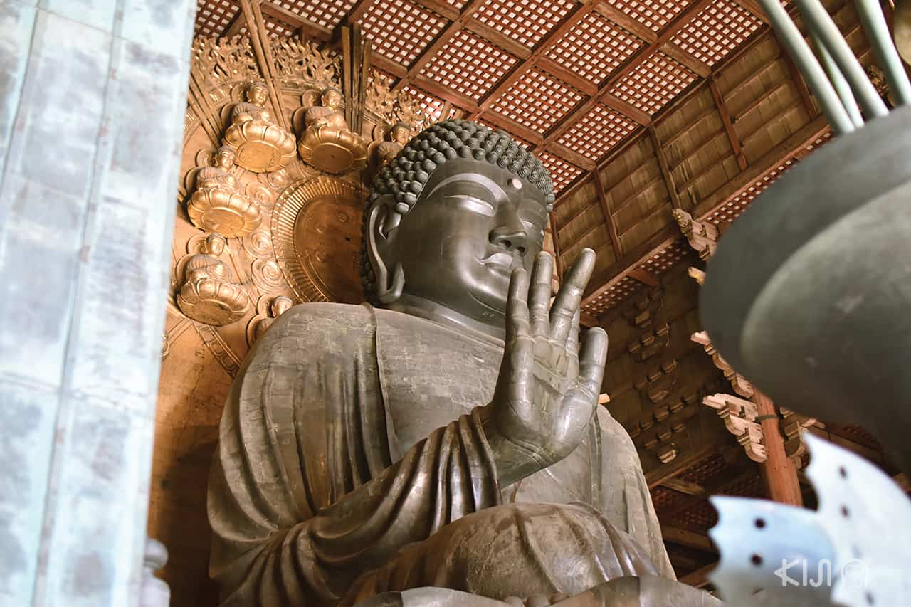 พระพุทธรูปไดบุทสึสำริดที่ใหญ่ที่สุดในญี่ปุ่นที่วัดโทไดจิ จ.นารา