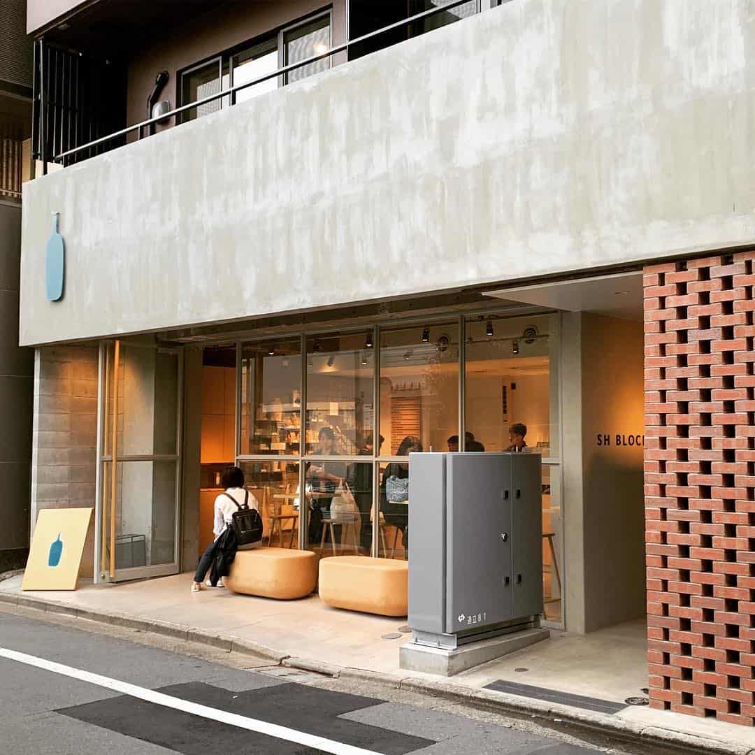 คาเฟ่ Blue Bottle Coffee โตเกียว