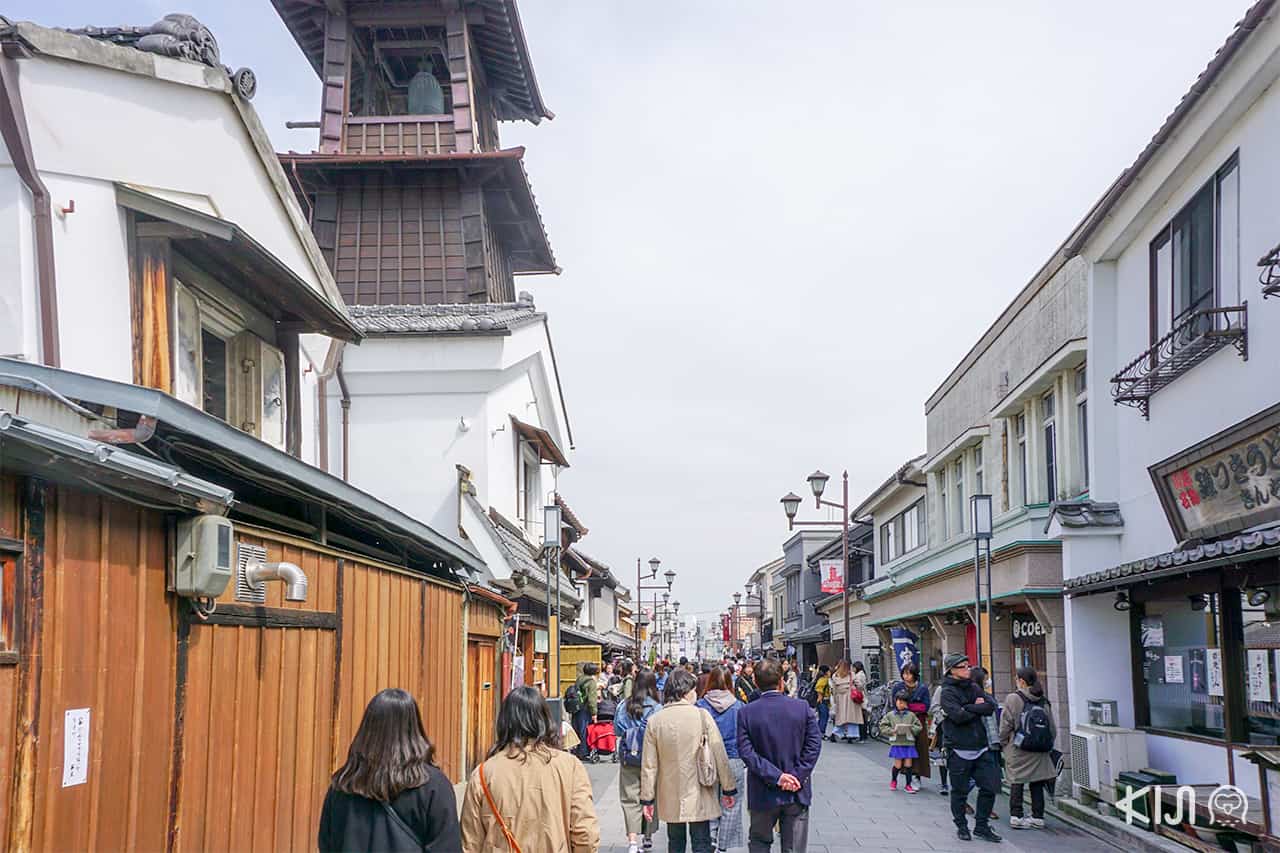 ถนน Kurazukuri ย่านการค้าของเมือง คาวาเอโกะ
