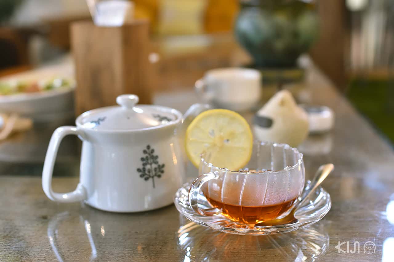 เมนูเครื่องดื่มของทางร้าน Café Hackberry