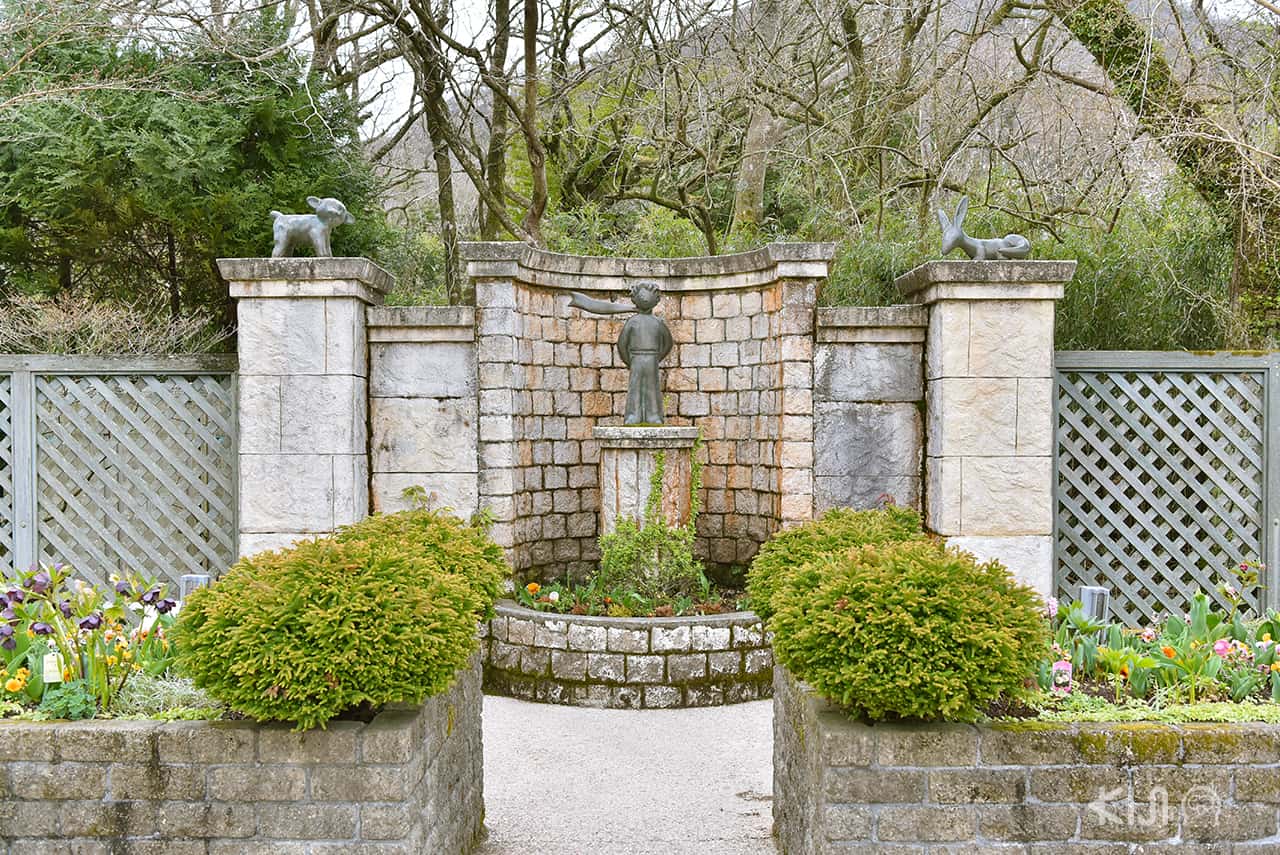 รูปปั้นเจ้าชายน้อยในพิพิธภ้ณฑ์เจ้าชายน้อย จังหวัดคางาวะ