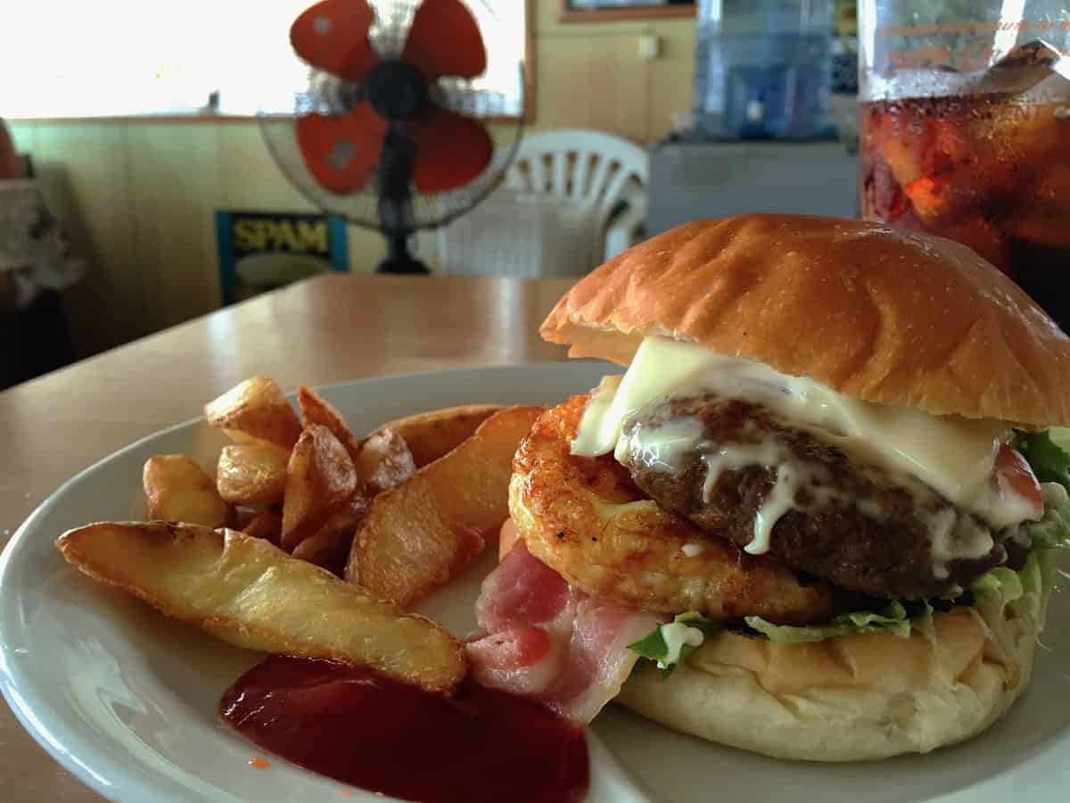 Bob’s Burger at Bob’s Cafe in Okinawa