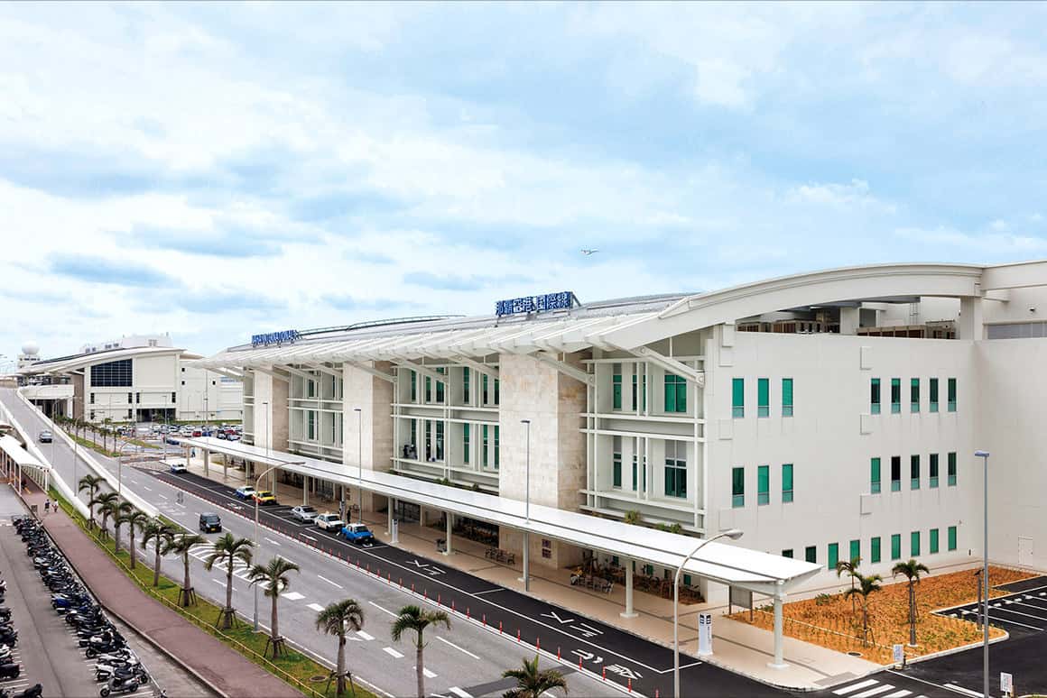 Naha Airport at Okinawa Island