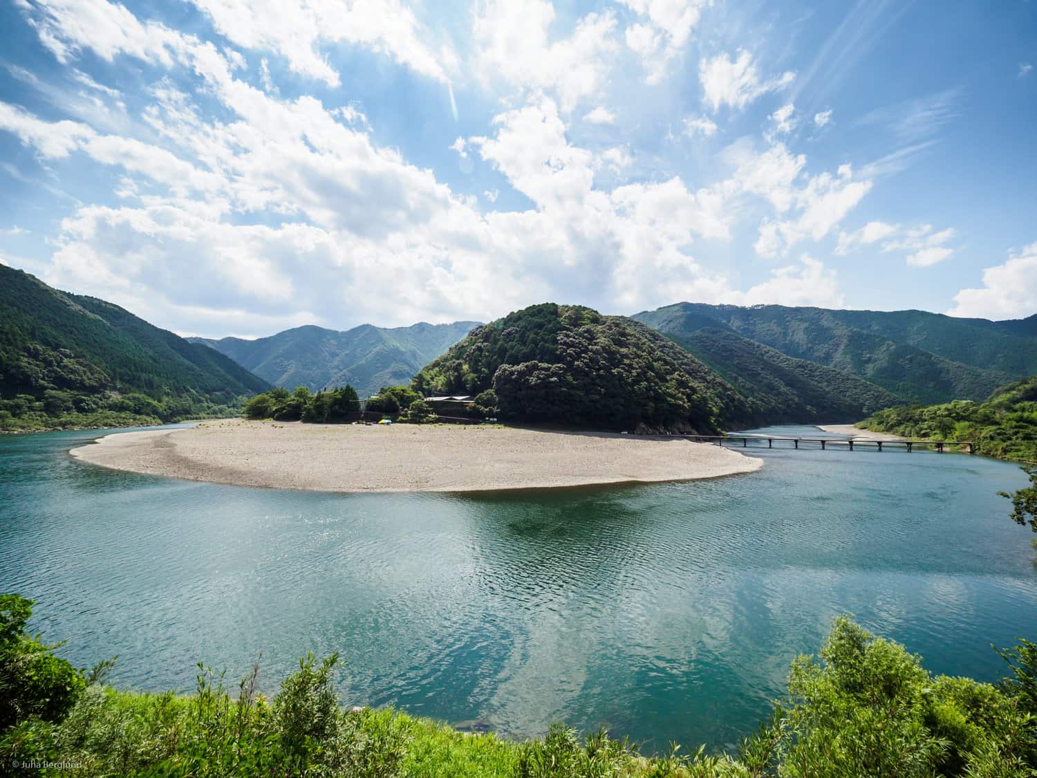 ความสวยงามของแม่น้ำชิมันโตะ (Shimanto River) Kochi