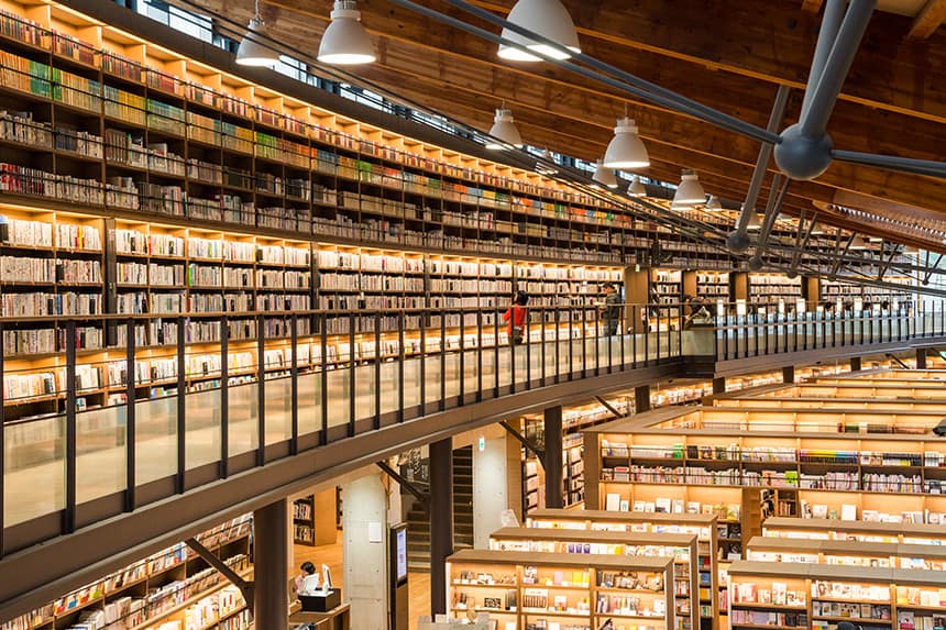 บรรยากาศภายใน Takeo City Library