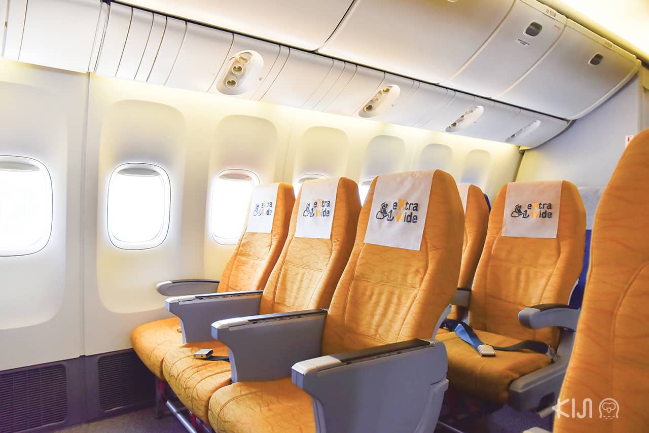 ภายในเครื่องบินของนกสกู๊ต (NokScoot)