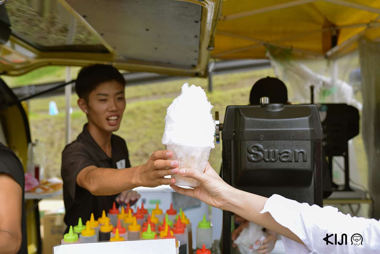 น้ำแข็งไสเย็นๆ ชื่นใจที่ มิชิมะสกายวอล์ค (Mishima Skywalk)