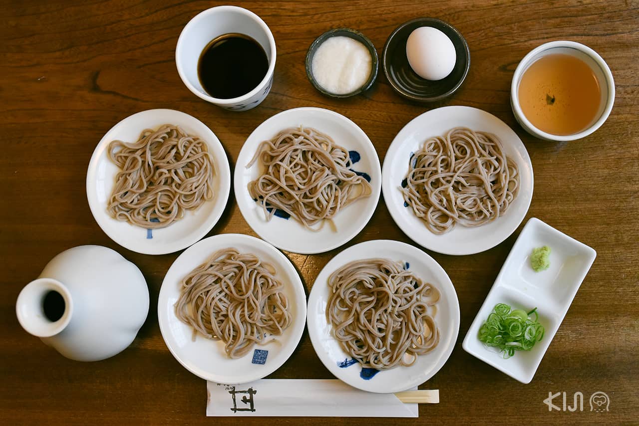 ซาระโซบะ (Sara Soba) เมนูขึ้นชื่อของเมือง Izushi