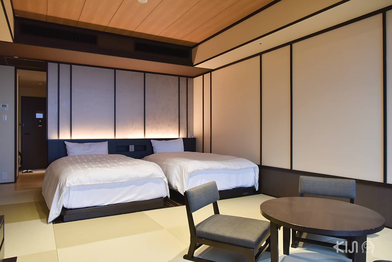 บรรยากาศภายในห้องพักที่โรงแรม Hakone Kowakien Tenyu