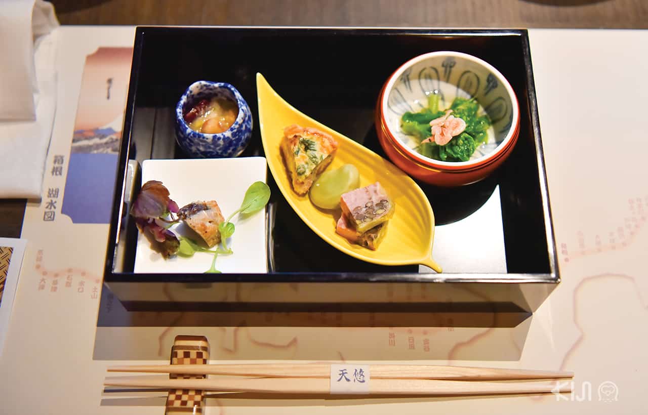 อาหารของโรงแรม Hakone Kowakien Tenyu