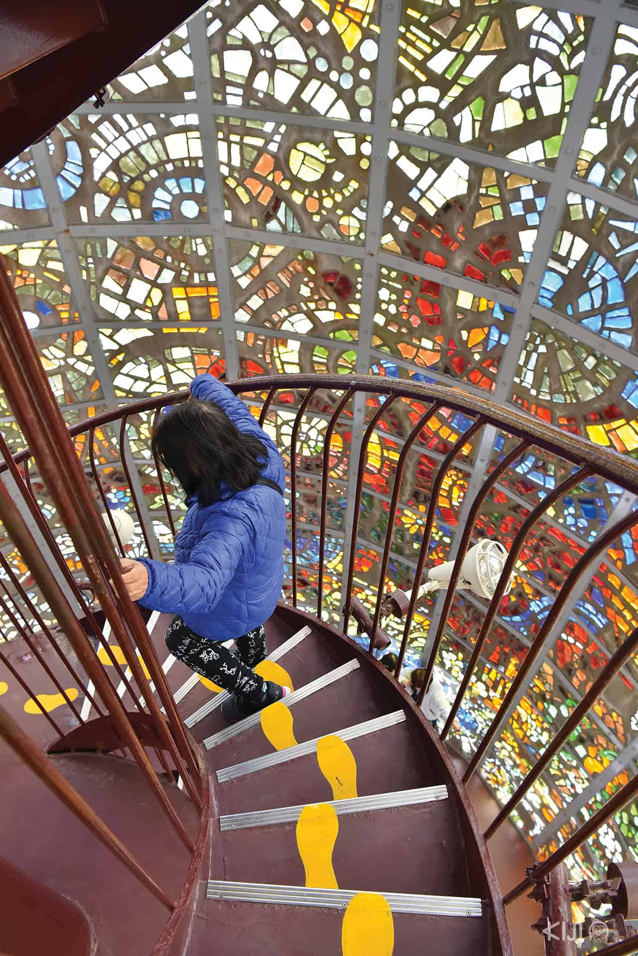 บันไดทางเดินที่ The Hakone Open-Air Museum