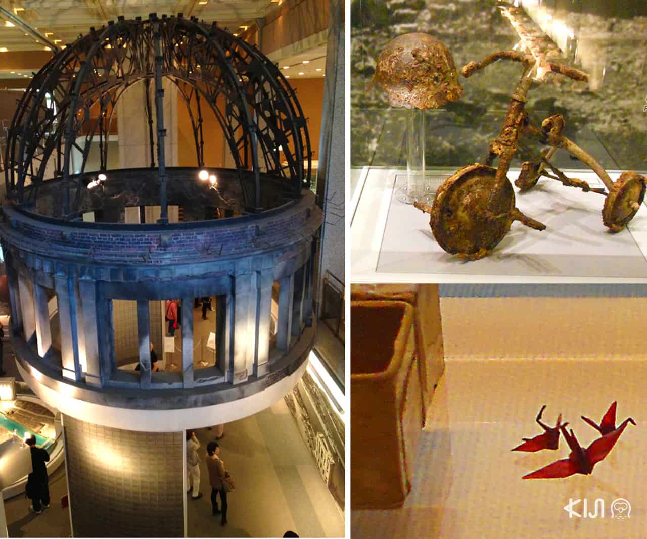 บรรยากาศภายในพิพิธภัณฑ์ Hiroshima Peace Memorial Museum