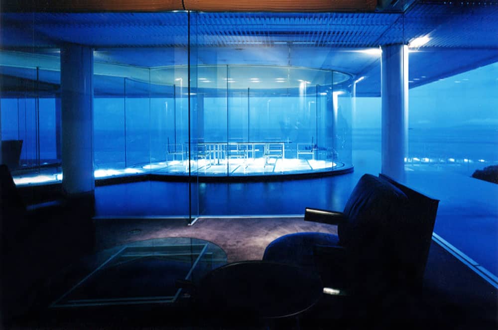 Water Glass Guest House at Shizuoka ผลงานการออกแบบของเคนโกะ คุมะ (Kengo Kuma) โด่งดังมากที่เมืองอาตามิ (Atami) จังหวัดชิซูโอกะ (Shizuoka)