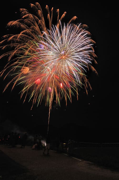 เทศกาลดอกไม้ไฟญี่ปุ่น ที่เมือง คิโนะซากิออนเซ็น (Kinosaki Onsen)
