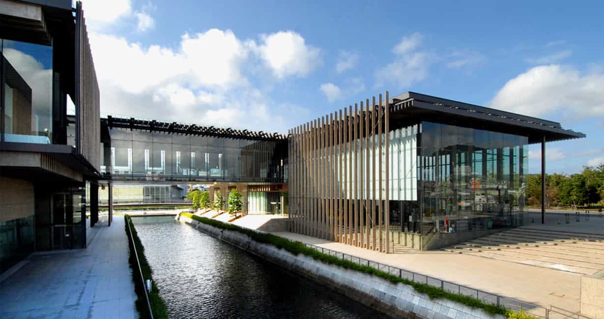 Nagasaki Prefectural Art Museum design by Kengo Kuma