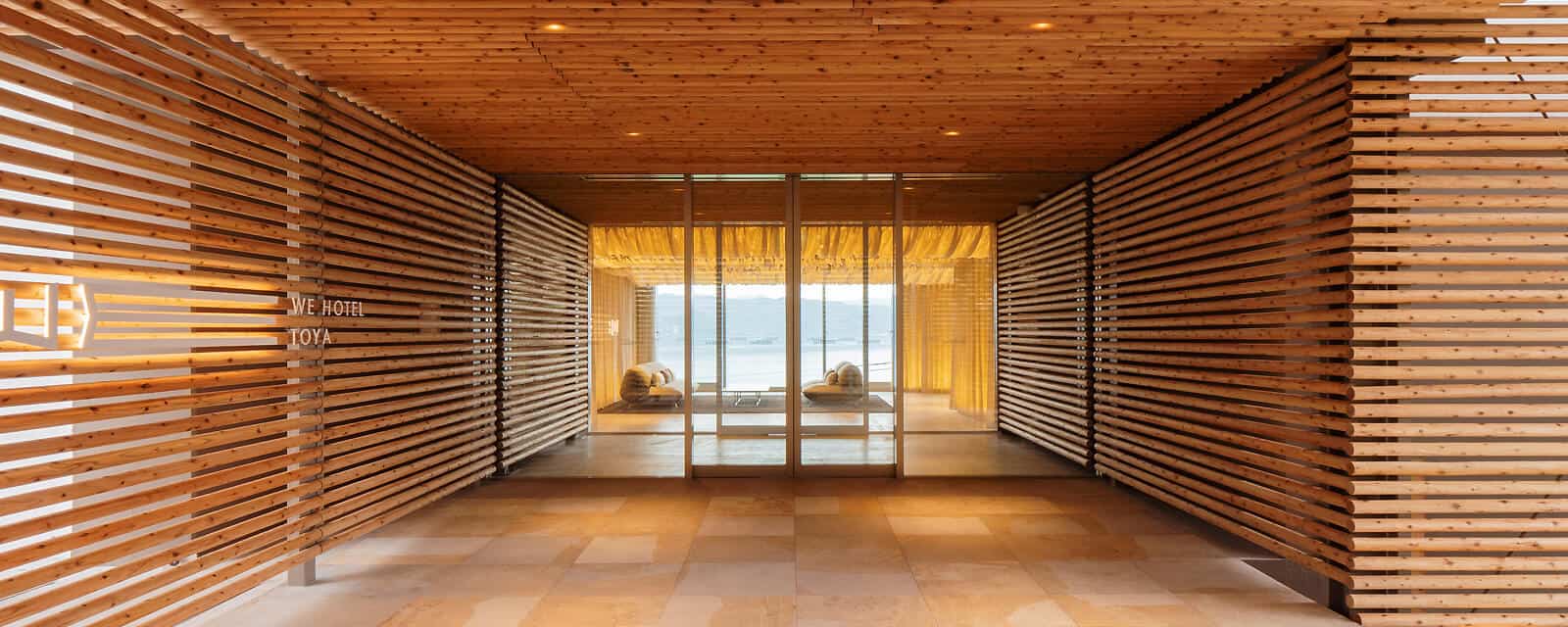 WE Hotel Toya design by Kengo Kuma