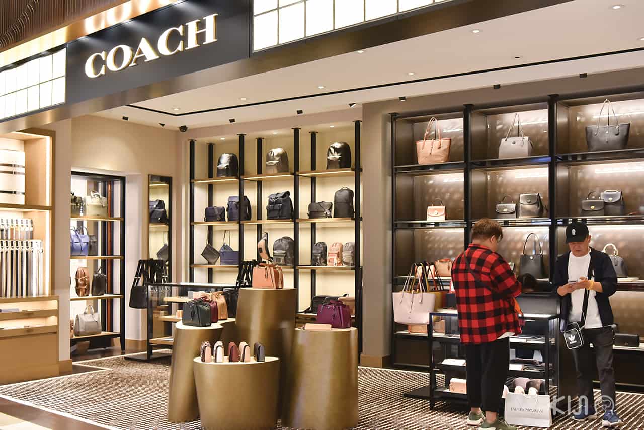 Coach shop at LOTTE DUTY FREE GINZA