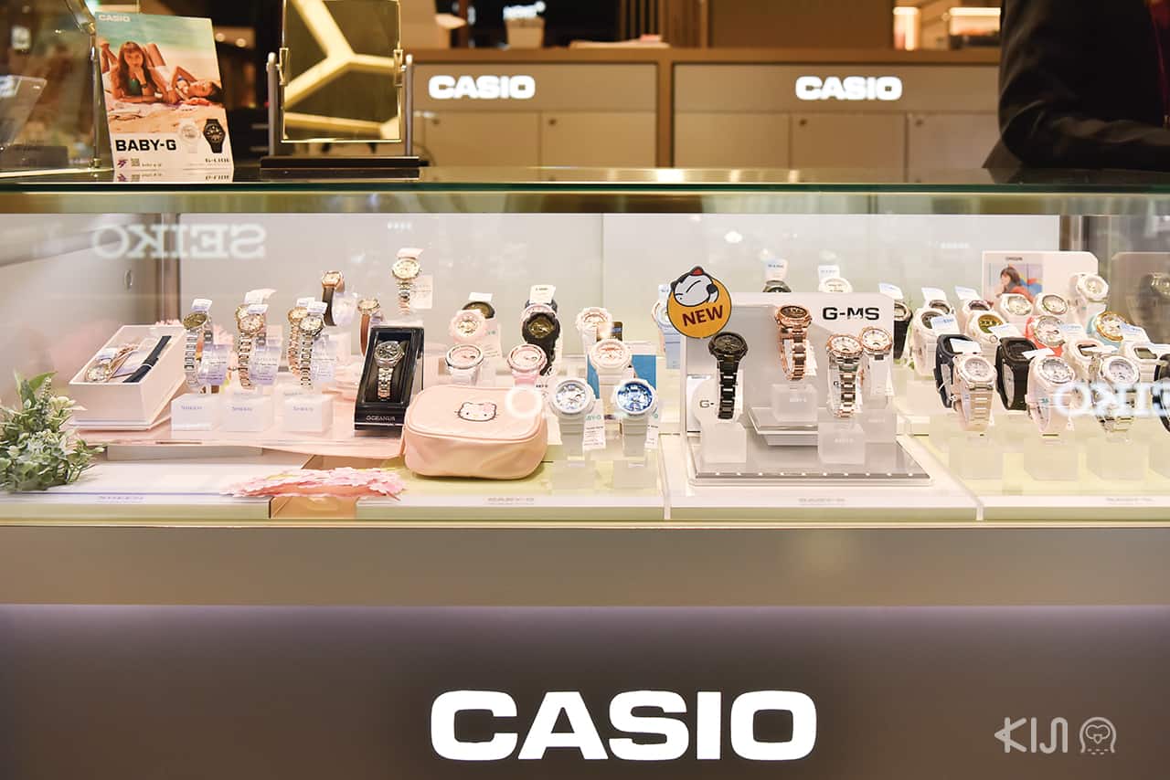 Casio at LOTTE DUTY FREE GINZA