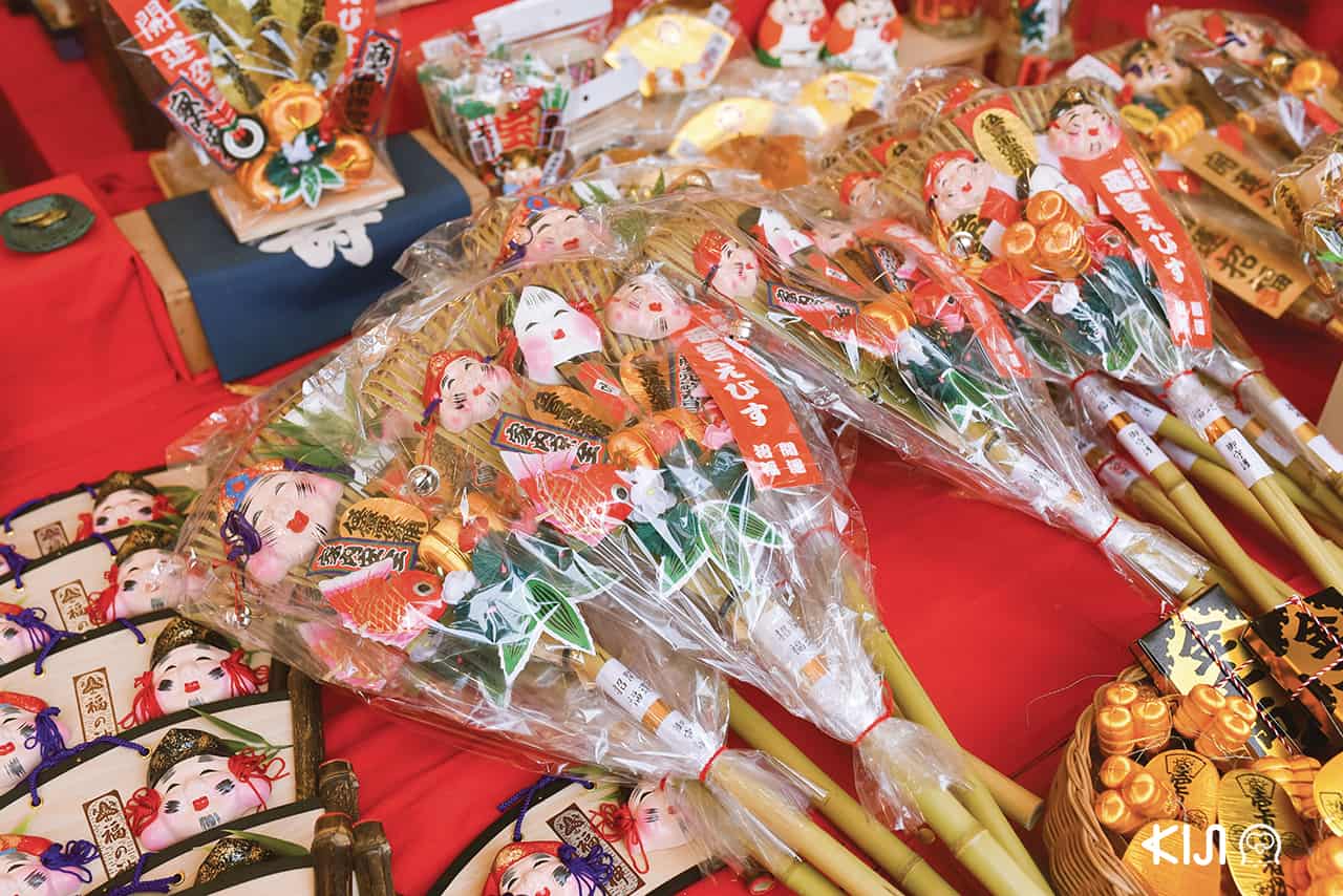 หน้าตาของเทพเจ้าเอบิสึ เทพด้านความเจริญรุ่งเรืองของ Nishinomiya Shrine