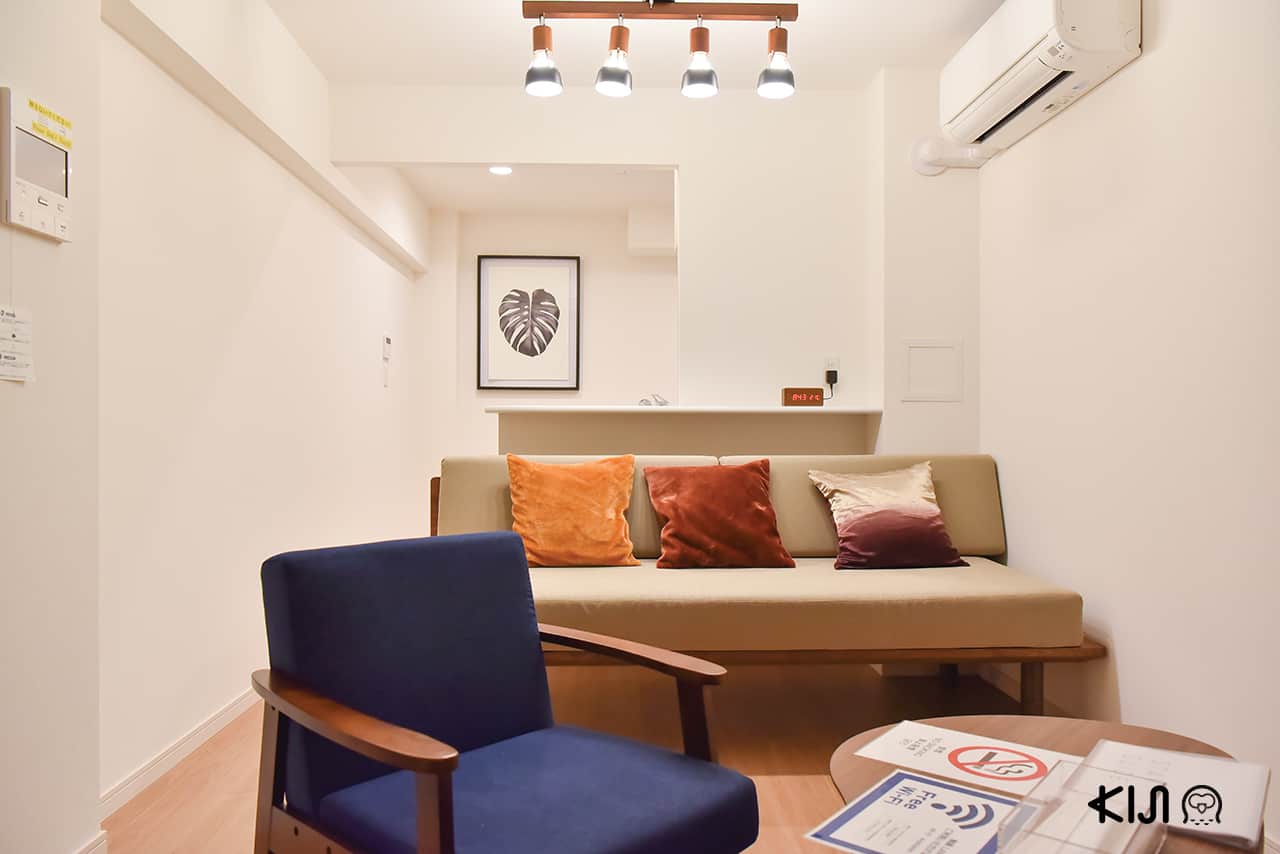 การตกแต่งภายในห้องพัก KARIO SASAZUKA TERRACE