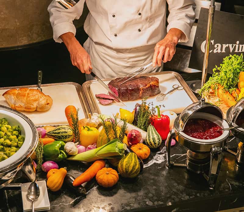 ร้าน บุฟเฟ่ต์ จากย่าน ชินจูกุ (Shinjuku) - Marble Lounge (マーブルラウンジ)