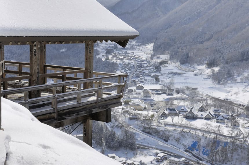 ฤดูหนาวที่วัดยามาเดระ