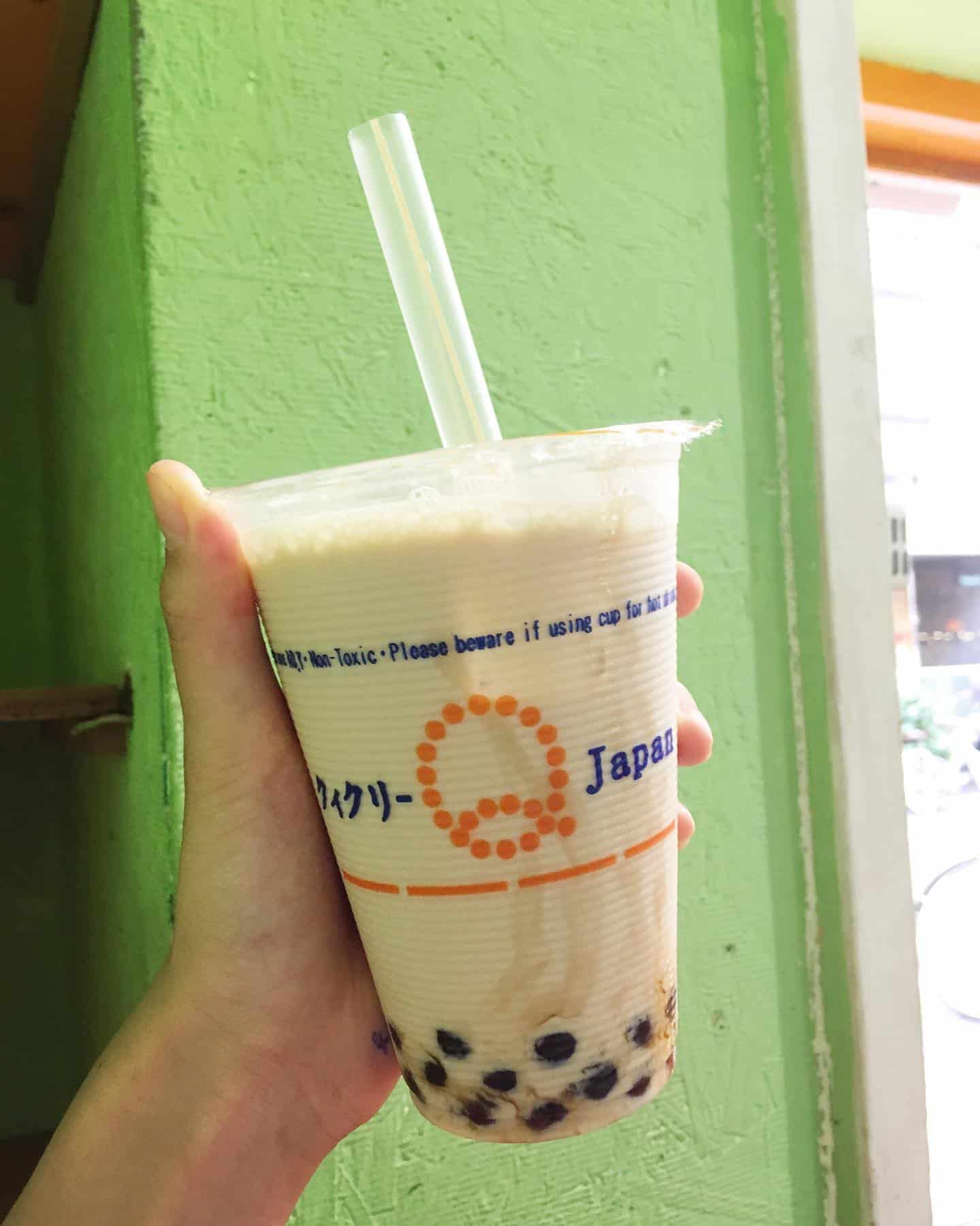 ชานมไข่มุกที่โอซาก้า - Quickly Japan : クィクリーJAPAN