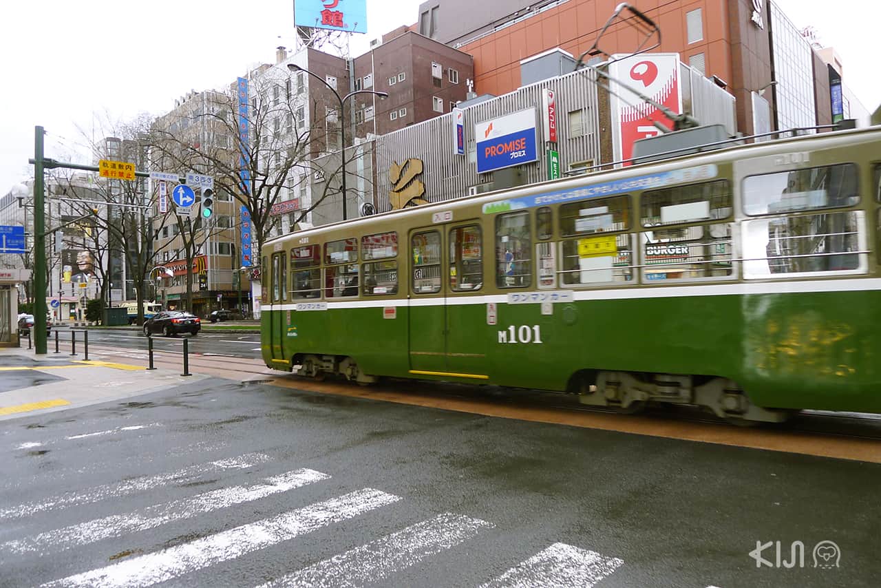 รถราง ญี่ปุ่น - รถรางที่ซัปโปโร