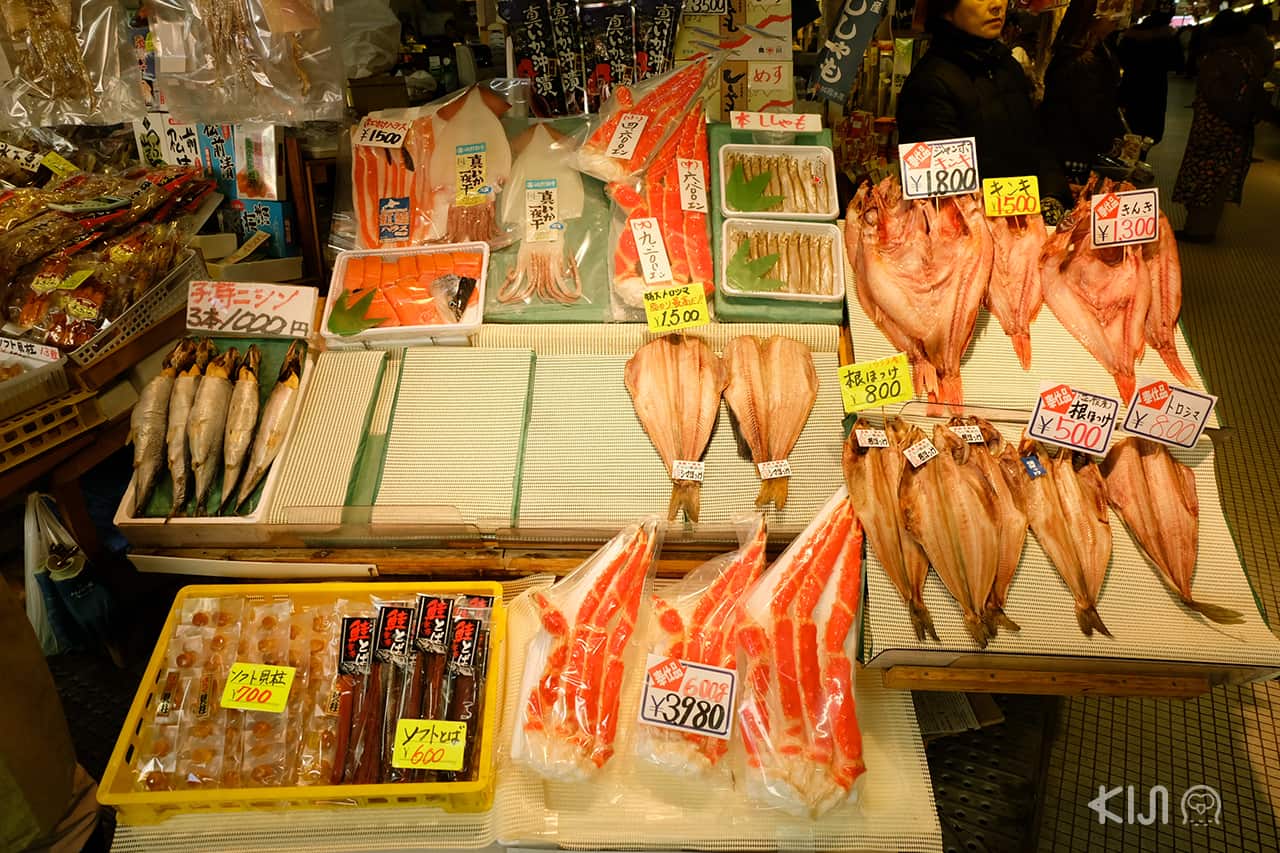 อาหารทะเล ตลาดเช้าฮาโกดาเตะ