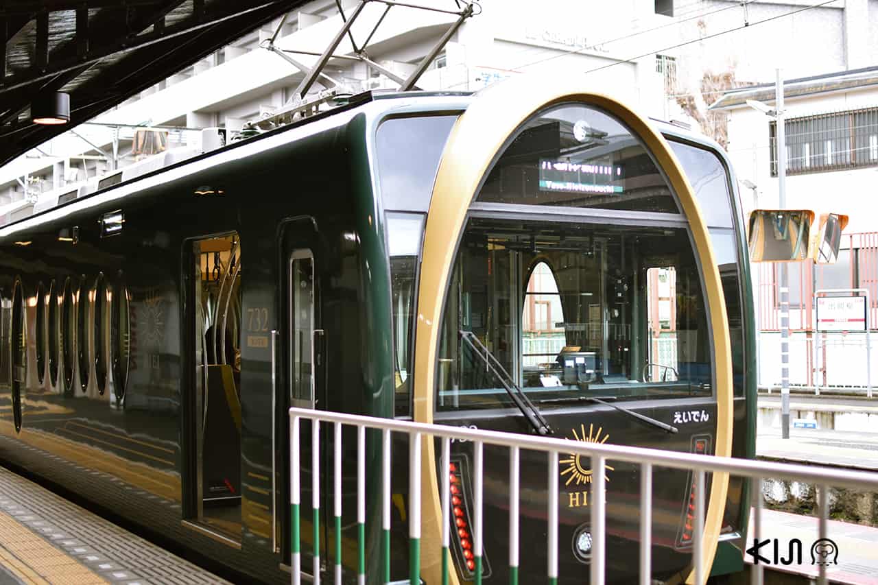 รถไฟฮิเอ (Hiei Train) เกียวโต ภูเขาเฮอิ