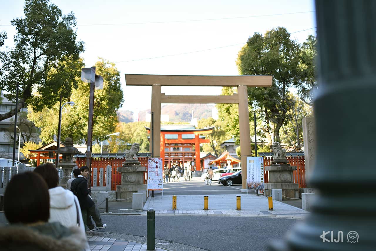 ศาลเจ้าอิคุตะ (Ikuta Shrine) เมืองโกเบ