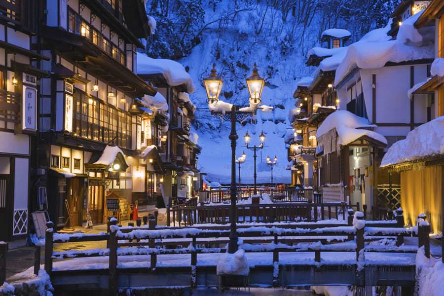 เที่ยว เมืองรอง ญีปุ่น Ginzan Onsen