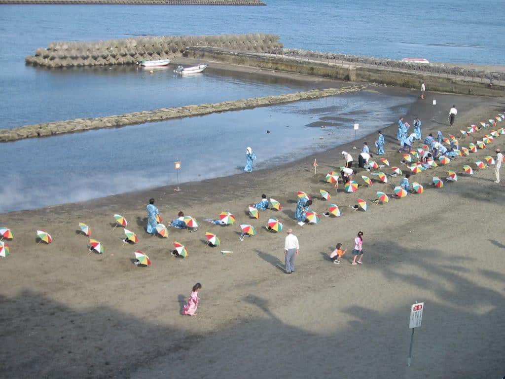 Ibusuki Sand Bath ออนเซ็นทราย คาโกชิม่า (Kagoshima)