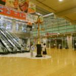 the gold clock-nagoya station-japan