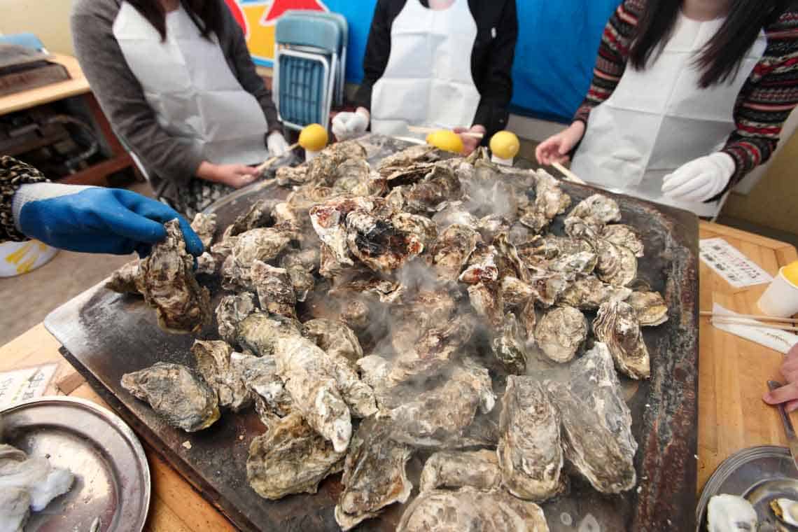 OYSTER BUFFET in Tohoku area