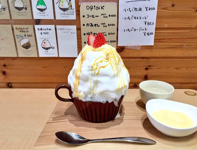 Cafes in Nara - Kakikori Bosekibako