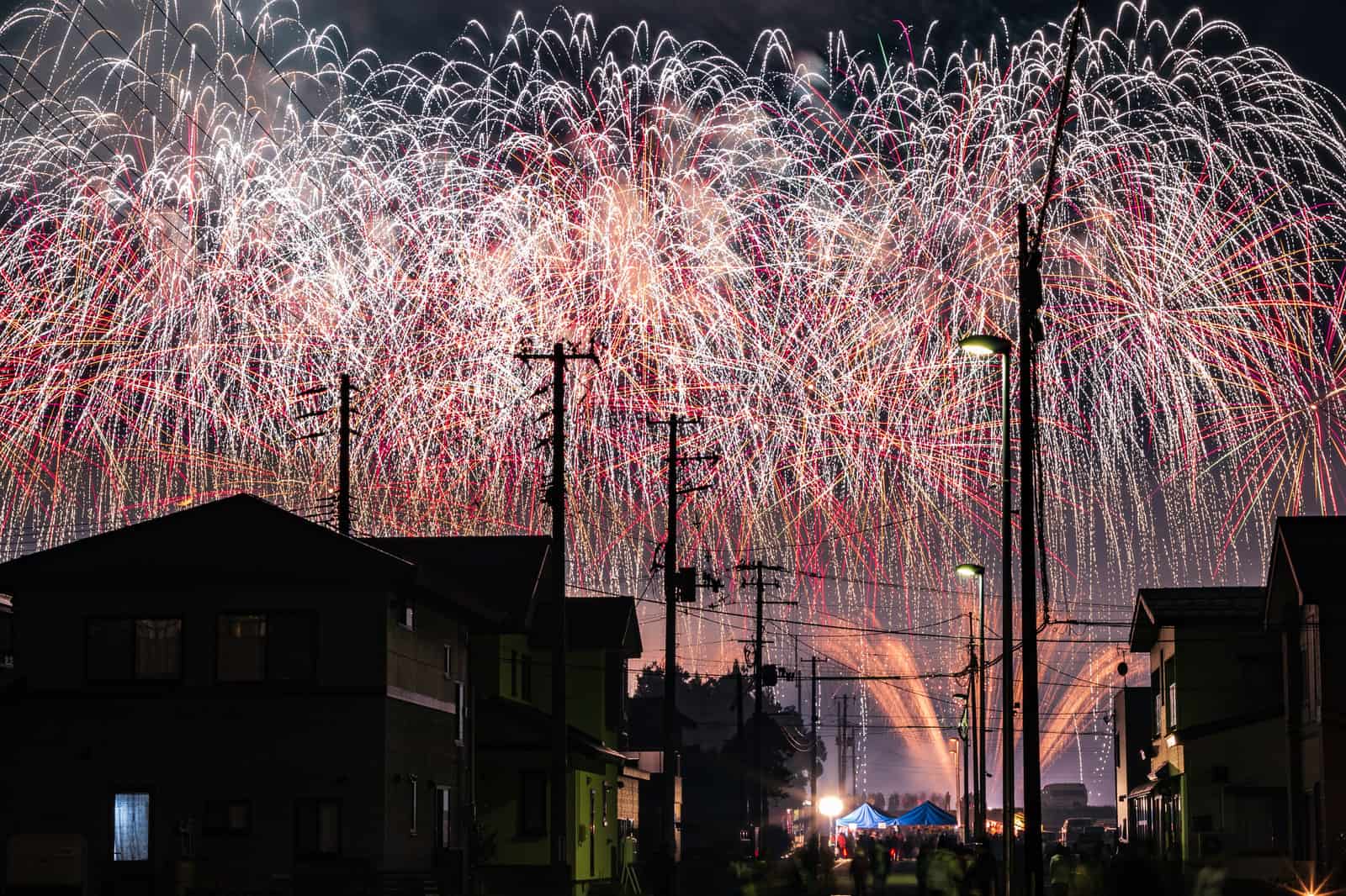 Omagari All Japan Fireworks Competition ที่เที่ยว ฤดูร้อนในเมืองโอมาการิ อาคิตะ 