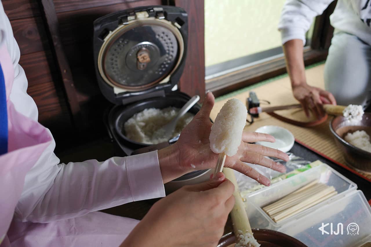 คอร์สทำคิริทัมโปะในฟาร์มสเตย์ อีกหนึ่ง ที่เที่ยว เท๋ๆ ของจังหวัด อาคิตะ