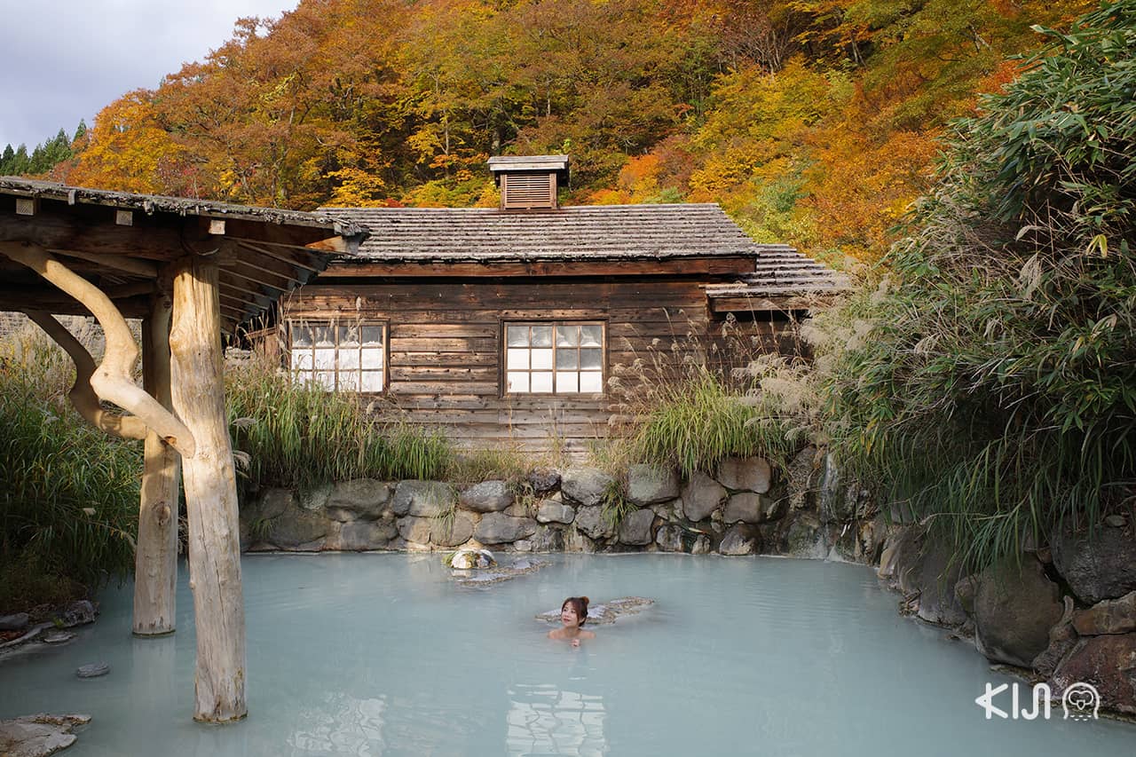 ์Nyoto Onsen หมู่บ้านออนเซ็นที่อยู่ในหุบเขาลึก ที่เที่ยว ควรไปของ อาคิตะ