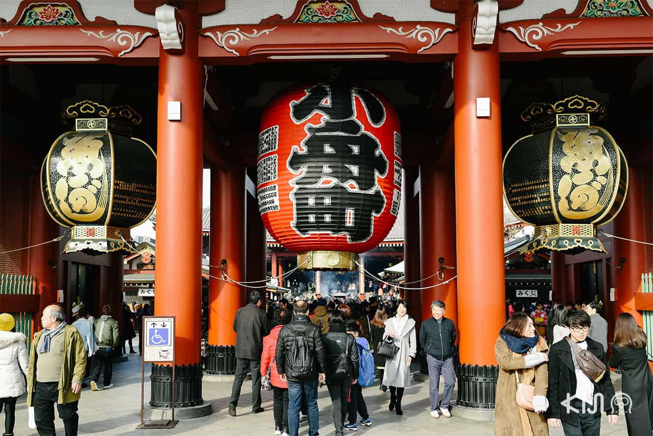วิธีไป วัดเซ็นโซจิ (Sensoji Temple)