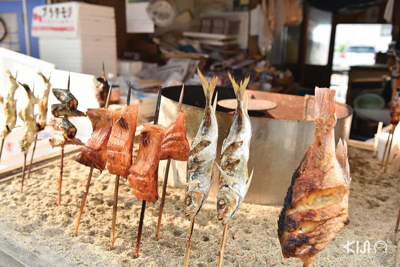 ปลาย่าง ที่ Niigata Ninjo Yokocho