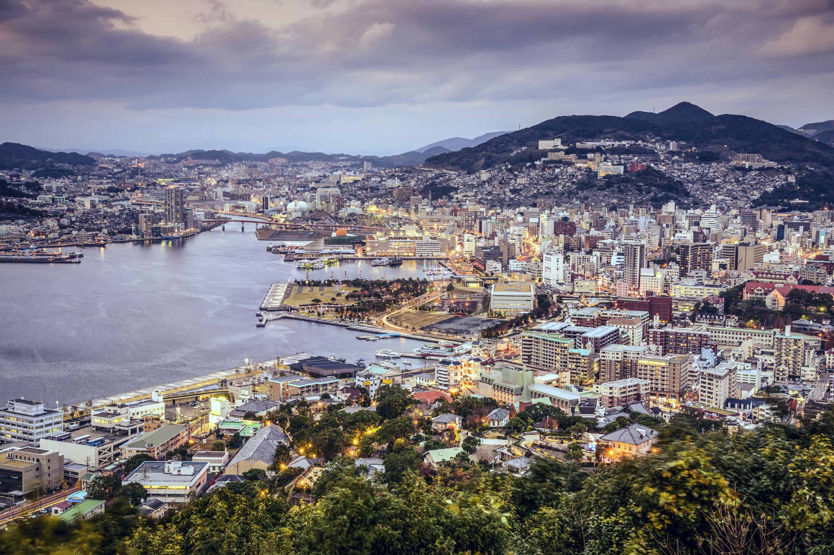 ชมวิวเมือง นางาซากิ (nagasaki) ที่ ภูเขาอินาสะ (Mt. Inasa)