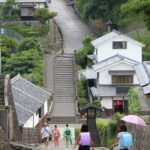 japan edo village-slope walkway2-kitsuki-oita prefecture-japan