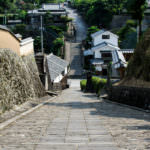 japan edo village-slope walkway4-kitsuki-oita prefecture-japan