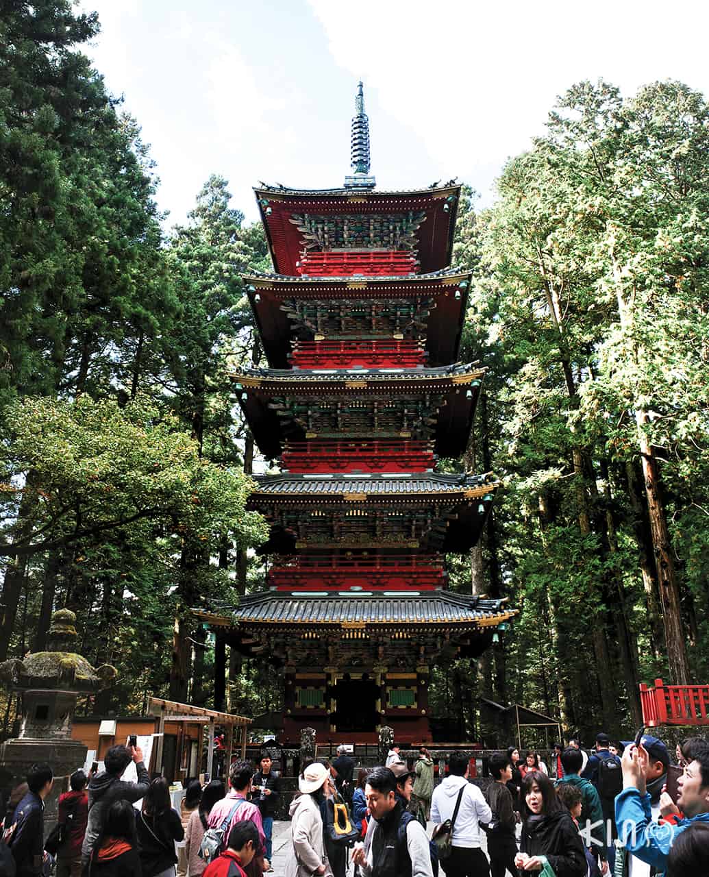 เจดีย์แดง 5 ชั้น (Five-Storied Pagoda) ที่ นิกโก้