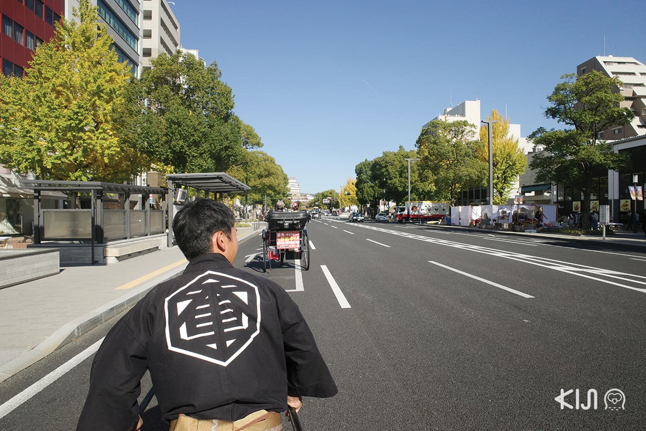 นั่งรถลากเที่ยวเมืองฮิเมจิ (Himeji)