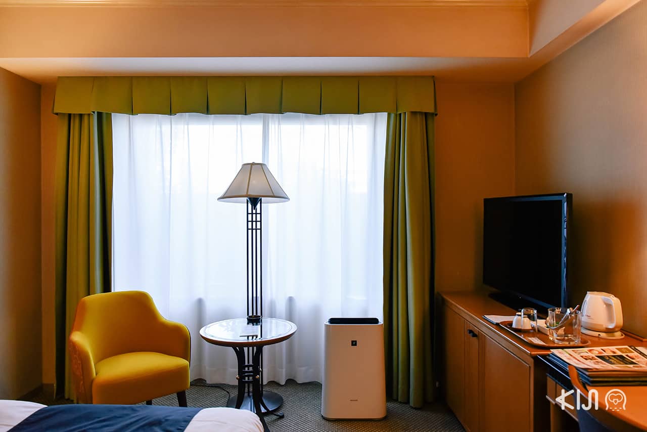 ภายในห้องพักมีเครื่องฟอกอากาศให้ทุกห้อง ของโรงแรม Hotel Metropolitan Morioka