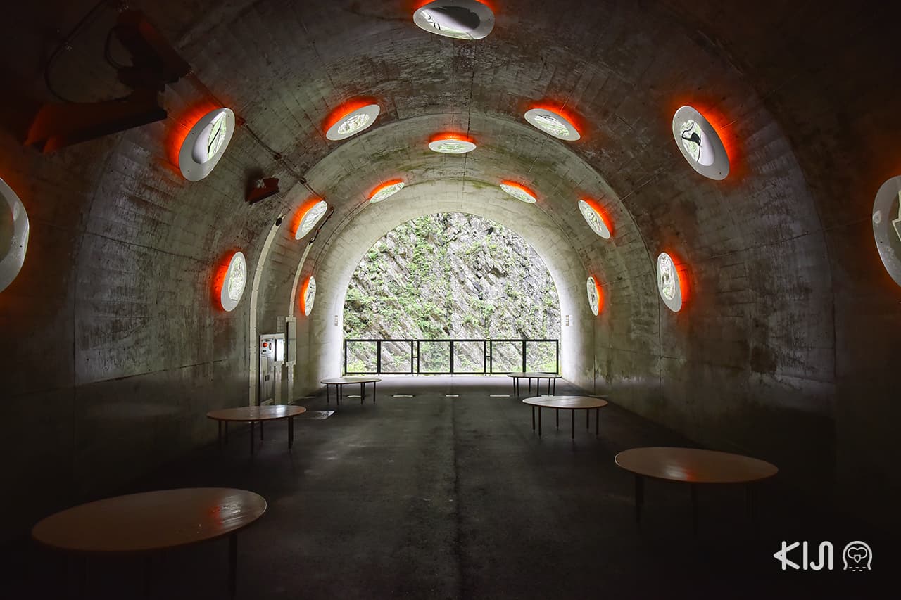 Echigo-Tsumari Art Field - Tunnel of Light แพลตฟอร์ม 3 “Drop” (ไฟ)