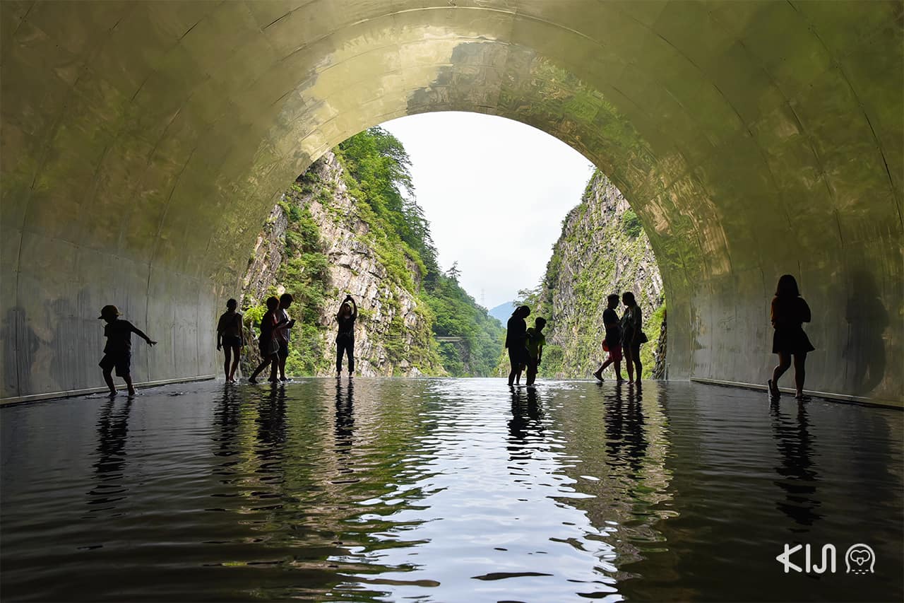 Echigo-Tsumari Art Field - Tunnel of Light แพลตฟอร์ม 4 “Light Cave” (น้ำ)